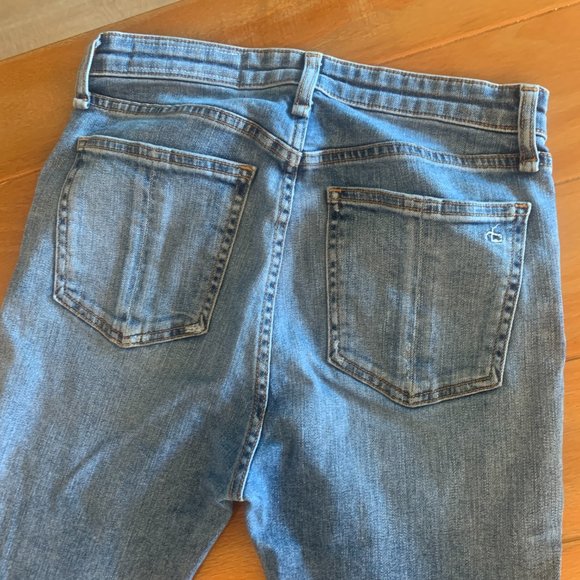 🌺 SOLD rag & bone Nina Highrise Skinny Farrow Button Fly - Picture 12 of 12